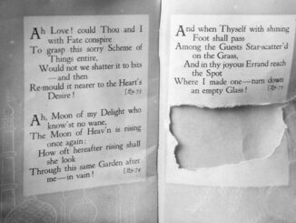 Last Page of Edward FitzGerald's First Edition Translation of The Rubaiyat of Omar Khayyam From Which 'Tamam Shud' Was Cut Out Tamám Shud: Omar Khayyam Center Reports Having Deciphered The Somerton Man Code