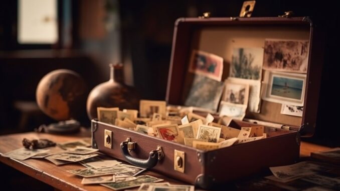 Suitcase of Memories dreamstime_xxl_276350478 (the Somerton man's suitcase can be regarded as a poetic inclusion of all the metaphors of his life and the lives of those he loved and died)